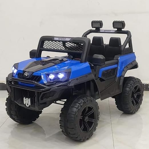 Kids blue jeep deals