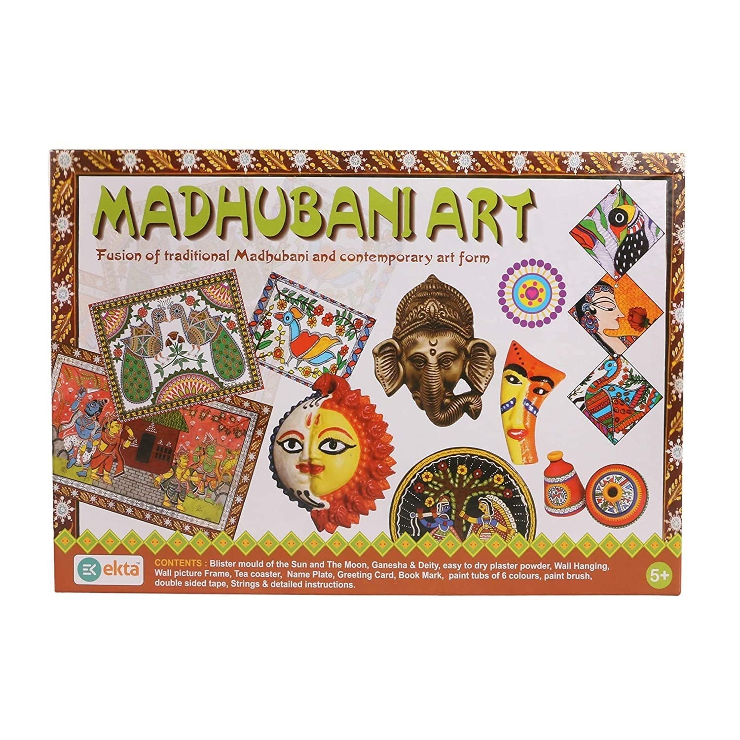 Mayatra's Madhubani Art Kit For Kids, Age 6