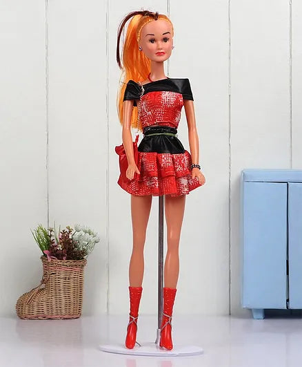 Speedage Fashion Dream Girl Doll Red - Height 59 cm(Color May Vary)