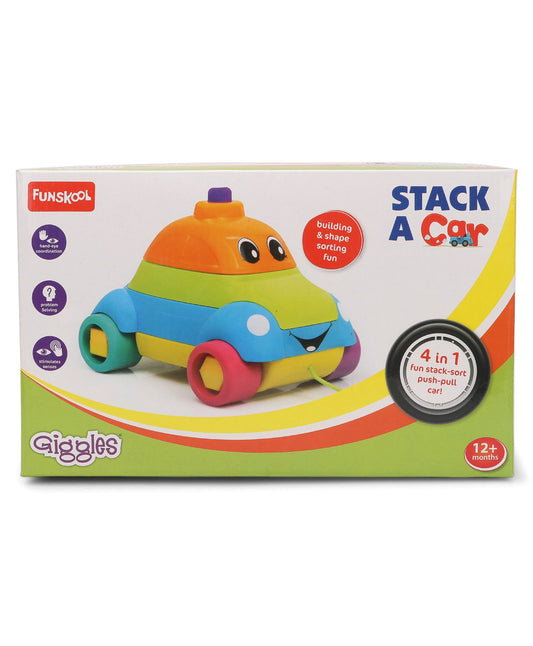 Funskool Stack A Car (Color May Vary)