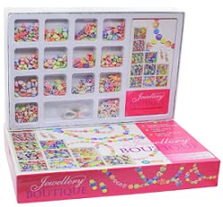 EKTA Jewellery Boutique (Sr), Create Your Own Designer Jewellery, Making Activity Game for Girls, Multi Color, Acrylic