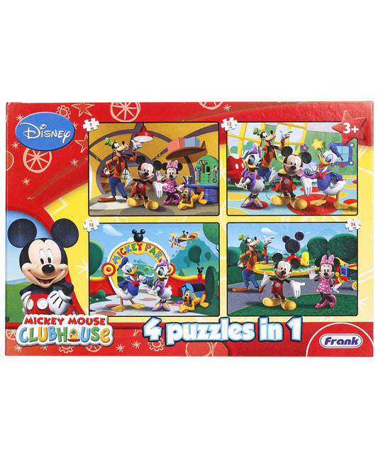 Disney Mickey Mouse Clubhouse 4 In 1 Puzzles