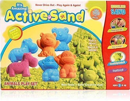 Ekta Toys Active Sand Model Animals Play Kit