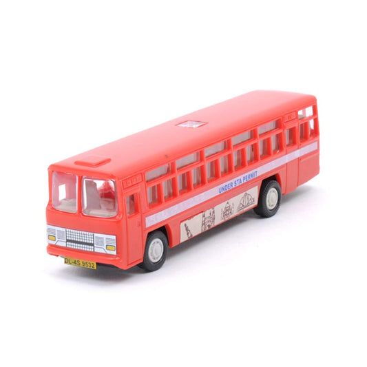 Centy Toys Plastic Pull Back City Bus, 1 Pull Back Bus, multicolor - MRGTOYS