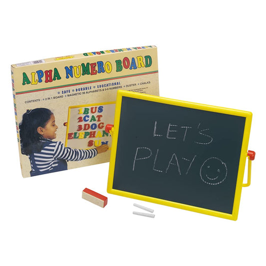 Zephyr Alpha Numero Board,Educational Toy, Writing Board,for Boys & Girls 5 yr+