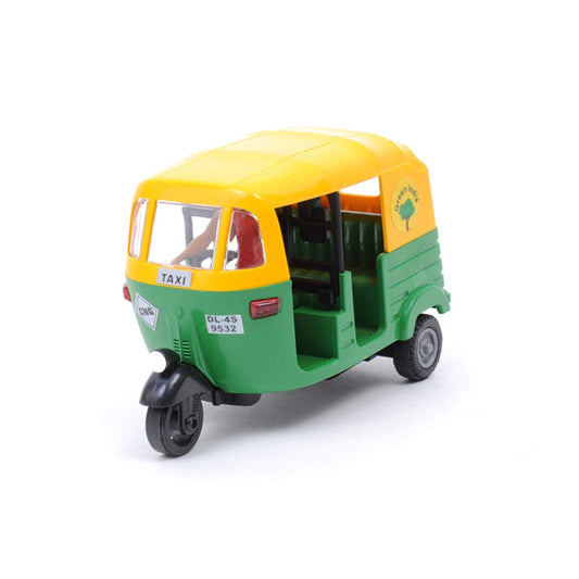 Centy Toys Plastic Pull Back Auto Rickshaw, Number Of Pieces: 1, Multicolour - MRGTOYS