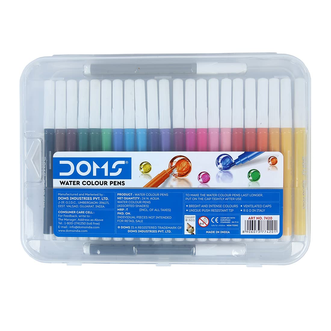  DOMS Non-Toxic 24 Shades Color Pencils