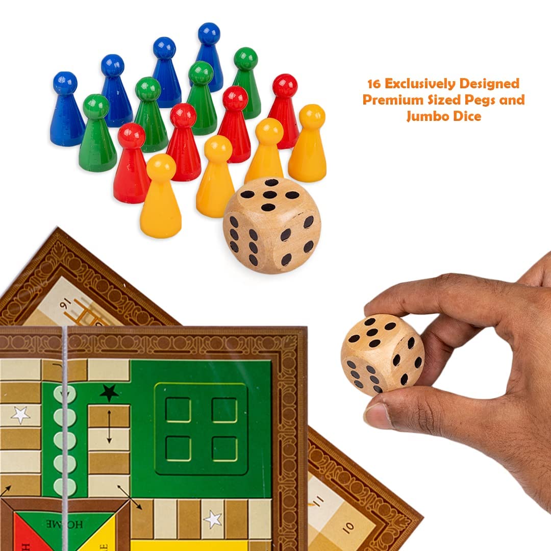 Jumbo Ludo Board Game by S&S Worldwide
