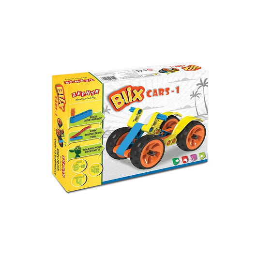 Zephyr BLIX - Cars - 1 DIY, Educational, Learning, Stem, Building and Construction Toys