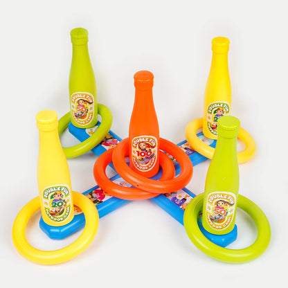 Ratna's 2 in 1 Basket & Bottle Ring toss Party Game for Kids and Adults