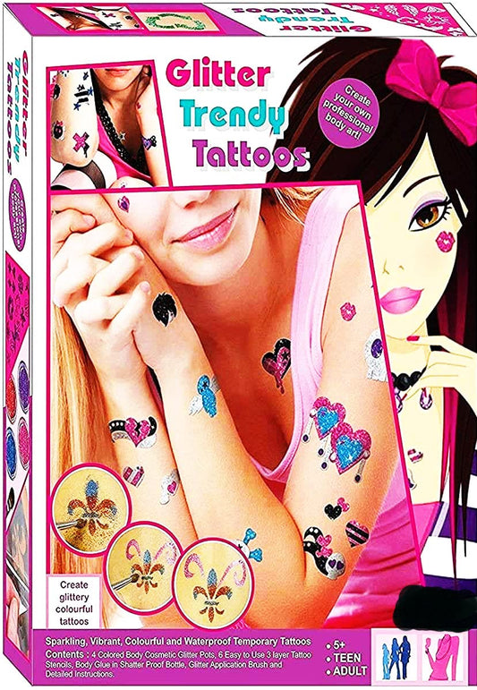 Sparkling Tattoos For Kids | Temporary Tattoos For Kids | Tattoo Sticker For Kids Birthday Party | Glitter Tattoo Kit For Kids Girls | Face Shining Tattoos For Kids