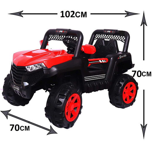 Ride on Jeep for Kids, Battery Operated 6100 Model- Red Color - MRGTOYS