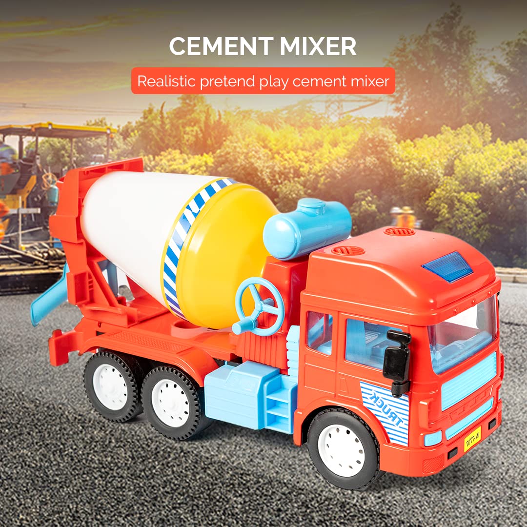 RATNA S My First Wheels Toy Cement Mixer Truck Friction Powered Realis MRGTOYS