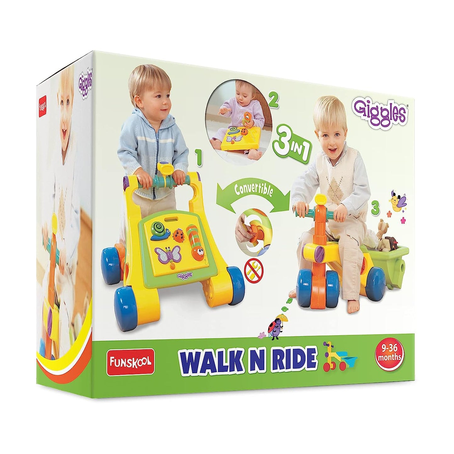 Funskool Walk N RIDE-9920700 - Multicolor