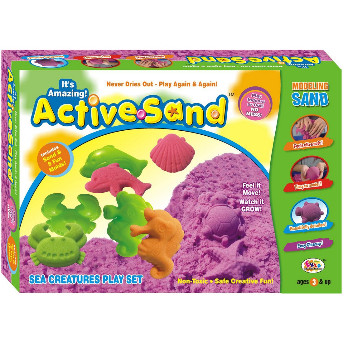 Ekta Active Sand Sea Creatures,, Multicolor