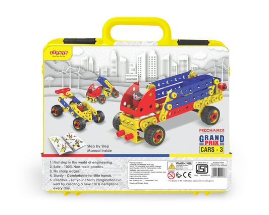 MECHANIX 3602003 Plastic Cars-3|Multicolor