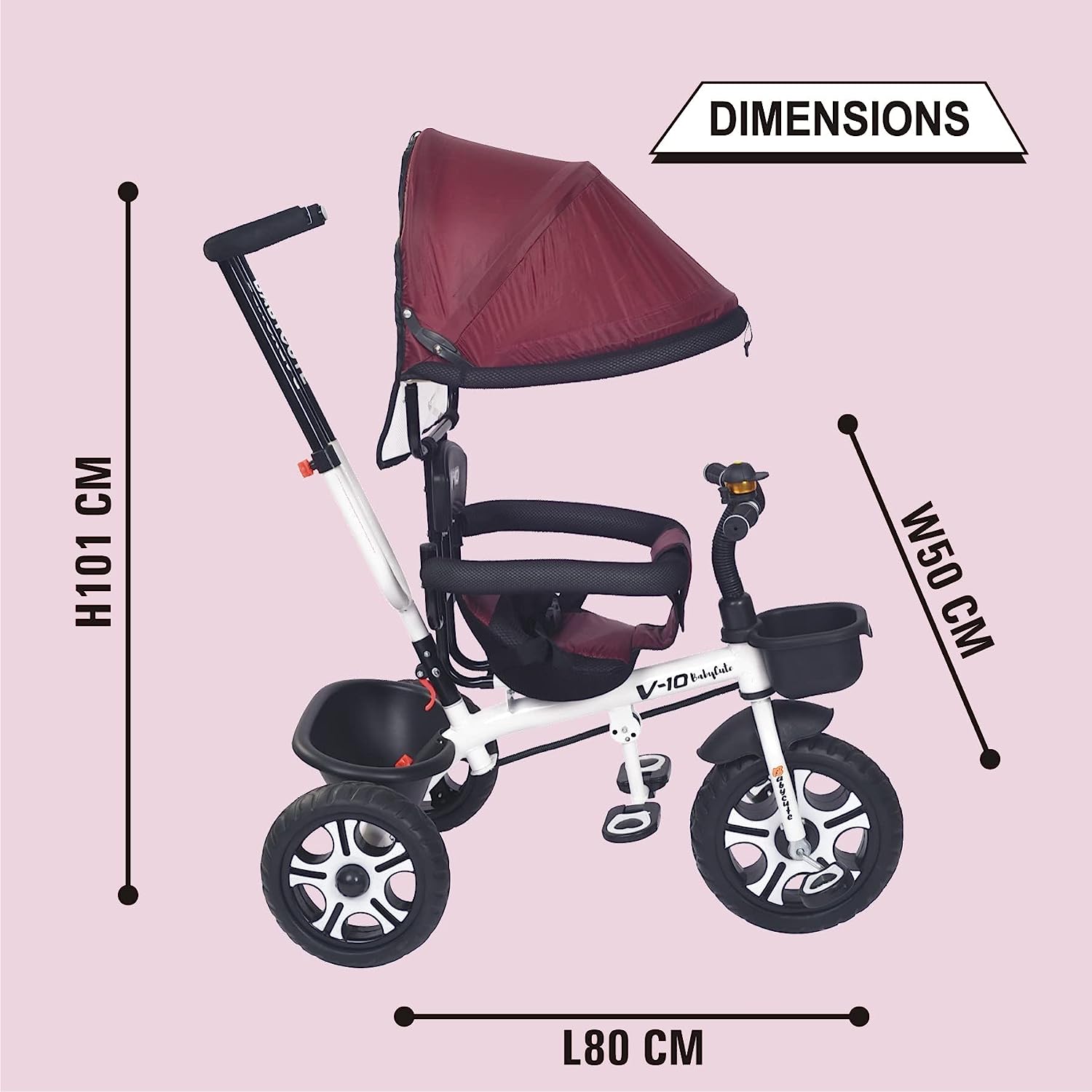 Tricycle hotsell with canopy