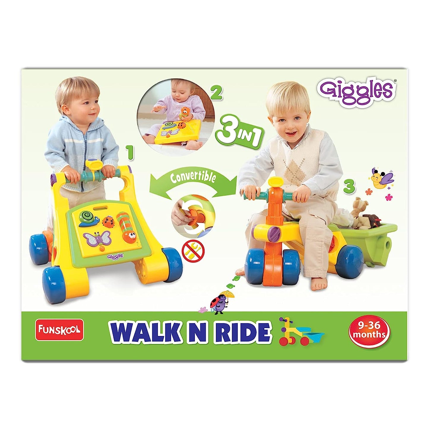 Funskool Walk N RIDE-9920700 - Multicolor