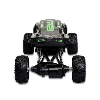 SEEDO Rechargeable Offroad 4x4 Strong Suspension Remote Control Monster Truck Toy Car for Kids, Anti Scratch RC Stunt Crawler Jeep with Light and Music, Gift for Boys Above 8 Years,Pack of 1, color may vary