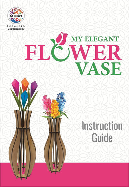 Elegant Flower Vase Making kit.Make Your own Flower vase & Different Types of Flowers