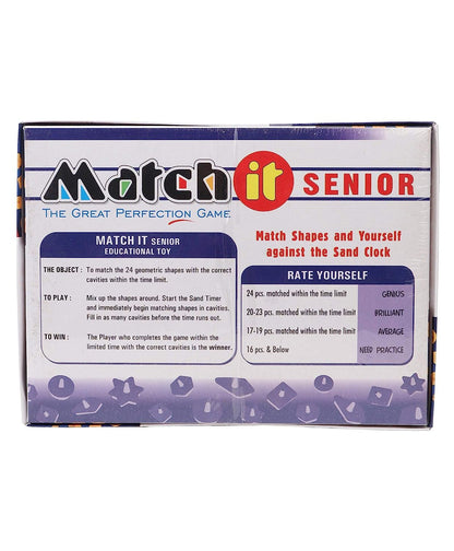 Virgo Toys Plastic Match It Senior, Multicolour