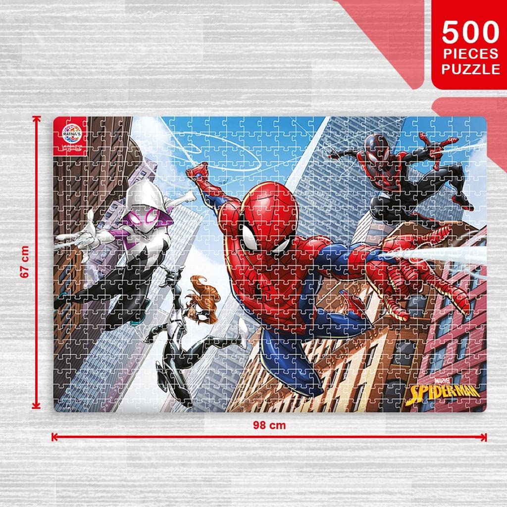 Ratna's Marvel Avengers 500 Pieces Jumbo Floor Jigsaw Puzzle (Size: 98 –  MRGTOYS