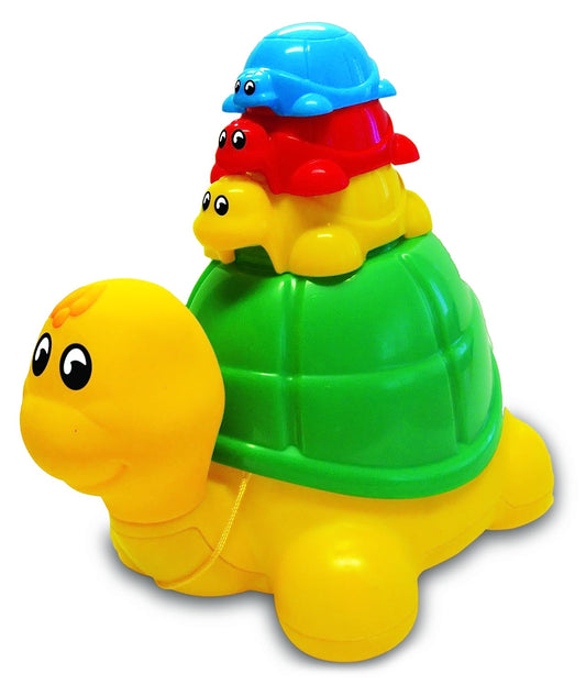 Giggles-Ride N Hide Turtle|Pull Along Toy|Encourages Walking|Funny Walking Style|12 Months & Above|Infant and Preschool Toys|Multicolor