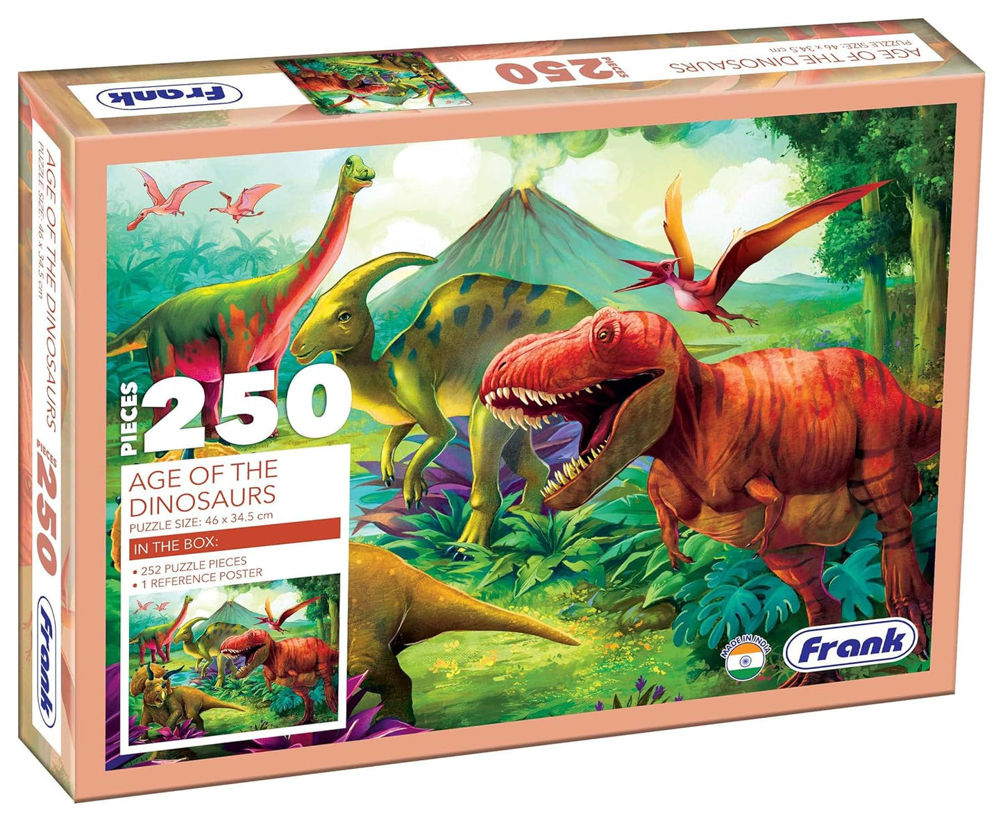 Frank Age of The Dinosaurs 250 Pieces Jigsaw Puzzle