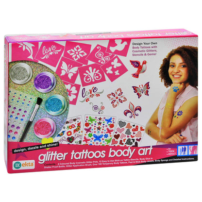 Ekta Glitter Body Tattoos