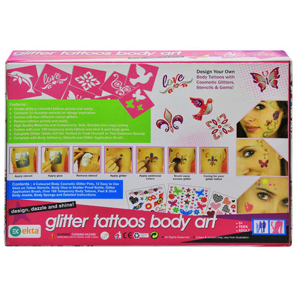 Ekta Glitter Body Tattoos