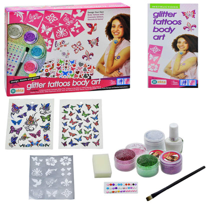 Ekta Glitter Body Tattoos