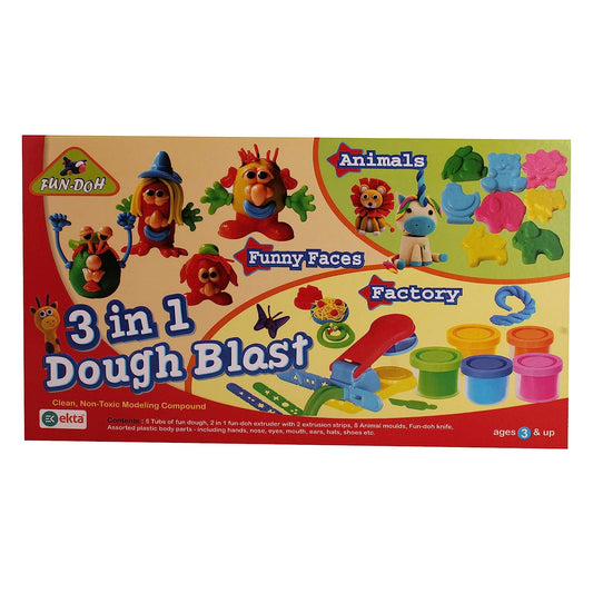 Ekta 3 in 1 Dough Blast Game