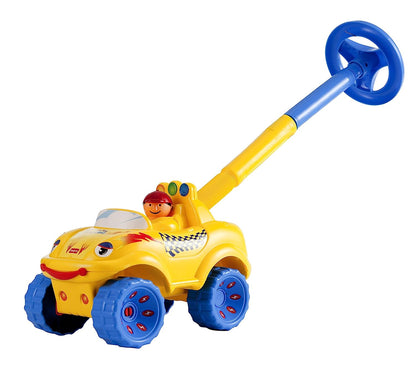 Funskool Walk N Drive Plastic Truck, Push And Drive Car, Encourages Walking and Pretend Play, 18 Months & Above, Infant And Preschool Toys, Multicolour