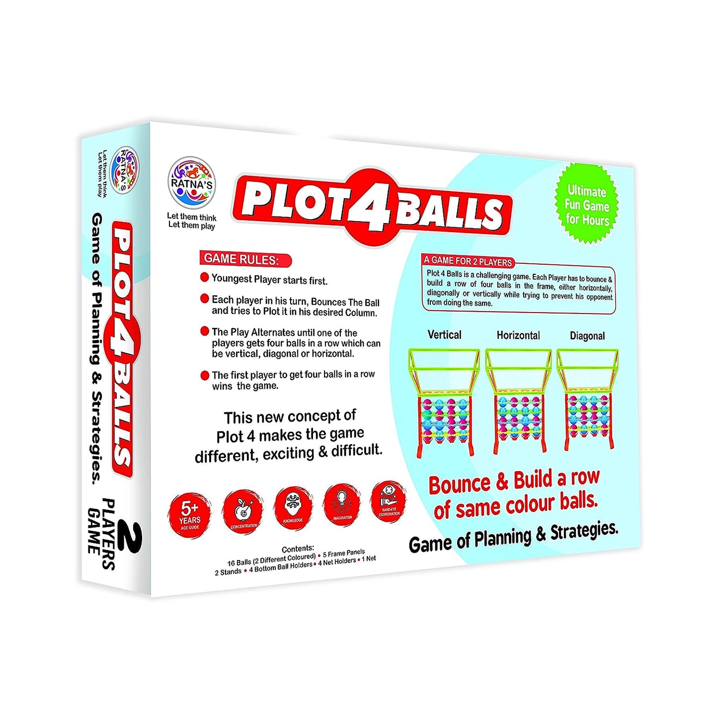 Plot 4 Balls - Multicolor. The New Version of PLOT 4 AIM Bounce and PLOT