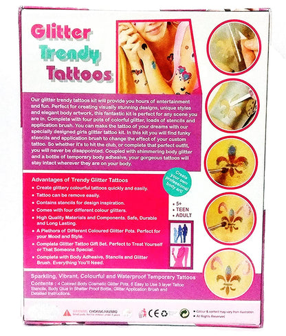 Kids Fest Sparkling Tattoos Permanent Tattoo Kit Price in India - Buy Kids  Fest Sparkling Tattoos Permanent Tattoo Kit online at