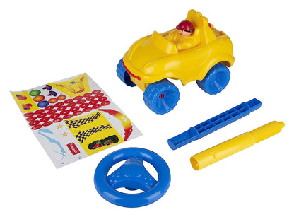 Funskool Walk N Drive Plastic Truck, Push And Drive Car, Encourages Walking and Pretend Play, 18 Months & Above, Infant And Preschool Toys, Multicolour