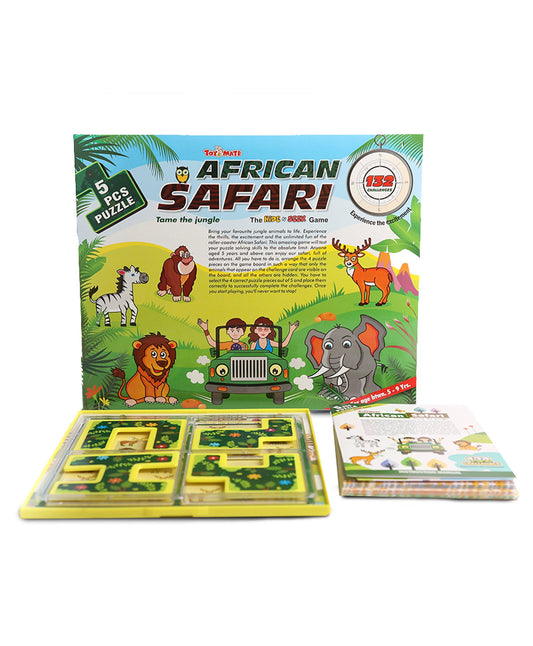 Toymate African Safari - 132 Challenges - Education Learning Brain Teasing Puzzle Game