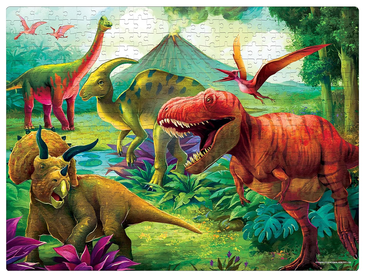 Frank Age of The Dinosaurs 250 Pieces Jigsaw Puzzle