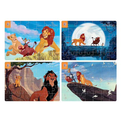 Ratna's 4 in 1 Disney Jigsaw Puzzle 140 Pieces for Kids. 4 Jigsaw Puzzles 35 Pieces Each (Lion King) - MRGTOYS