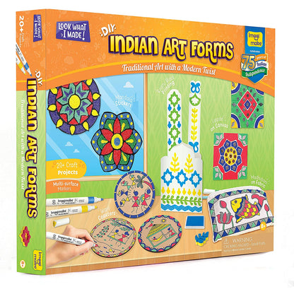 Imagimake Learn Indian Art Forms-Arts and Craft DIY Kit For Kids Learn –  MRGTOYS