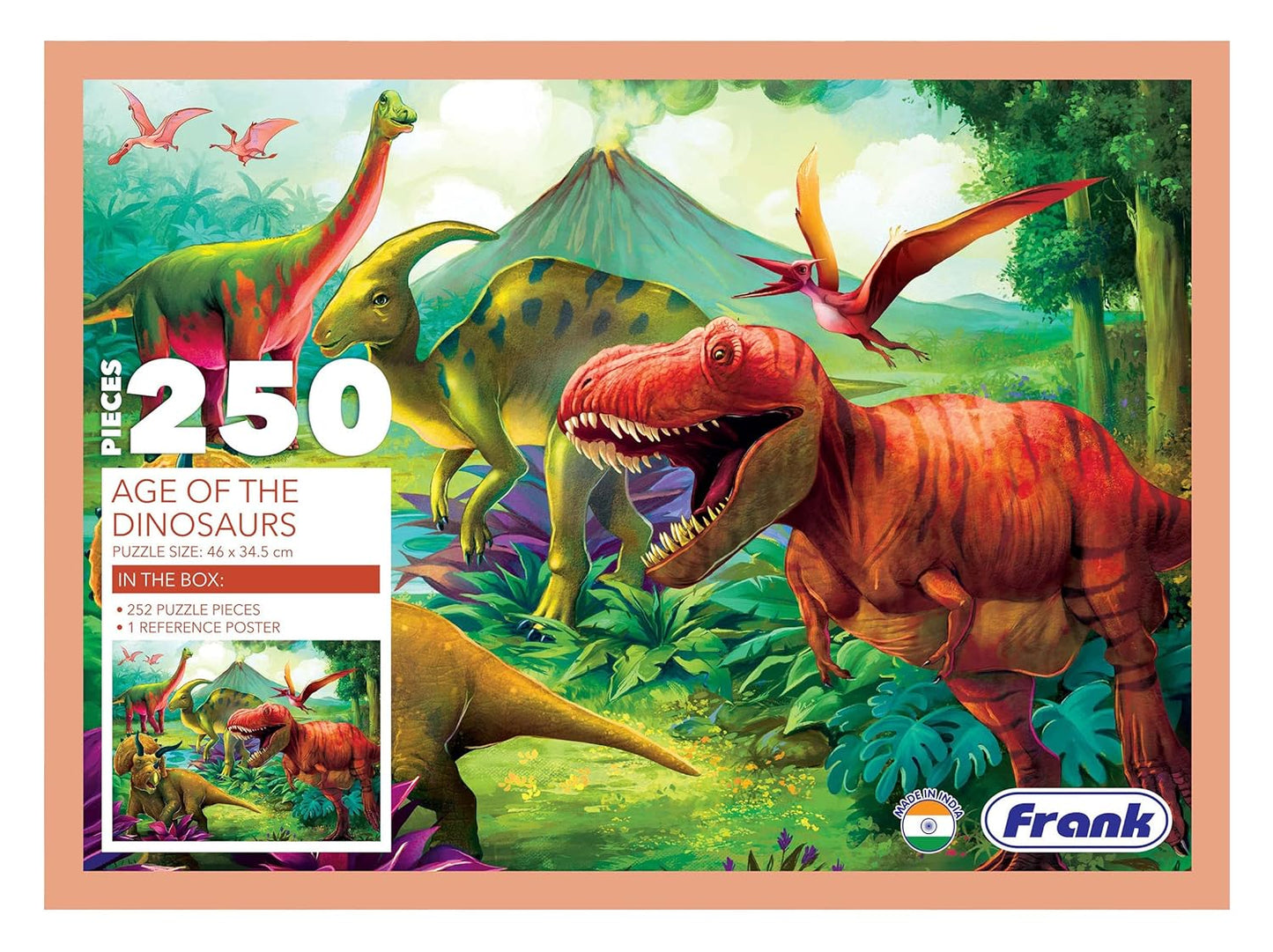 Frank Age of The Dinosaurs 250 Pieces Jigsaw Puzzle