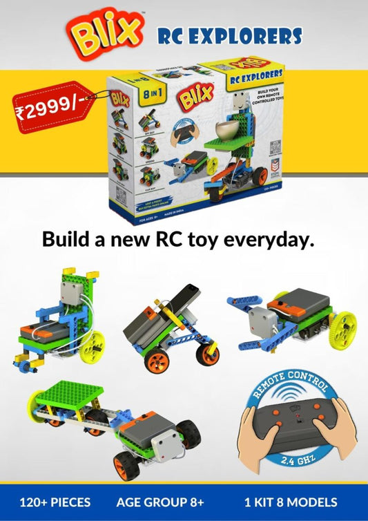 Blix RC Explorer: Build & Control with Blocks and Robotics