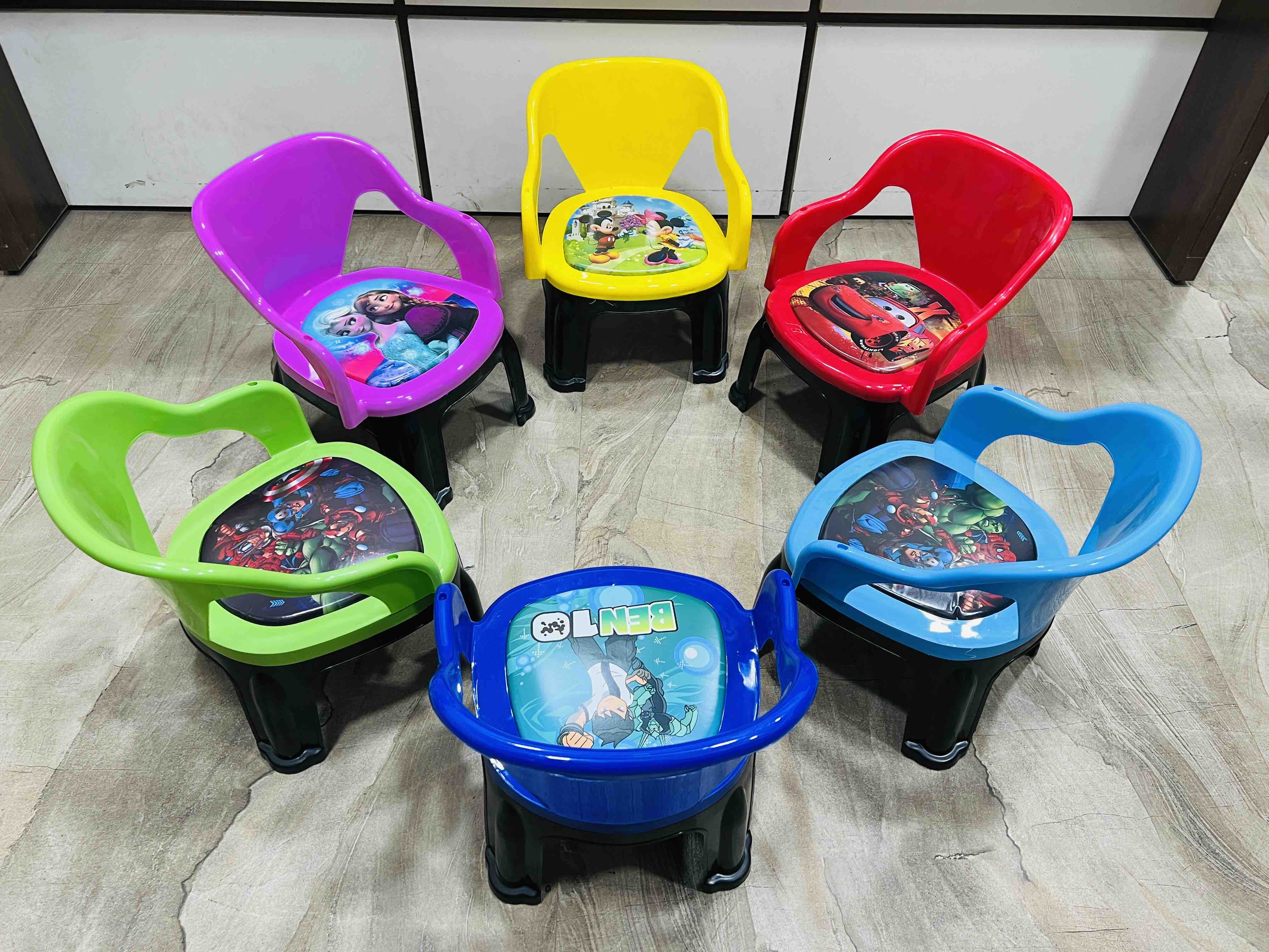 Plastic baby best sale chair with arms