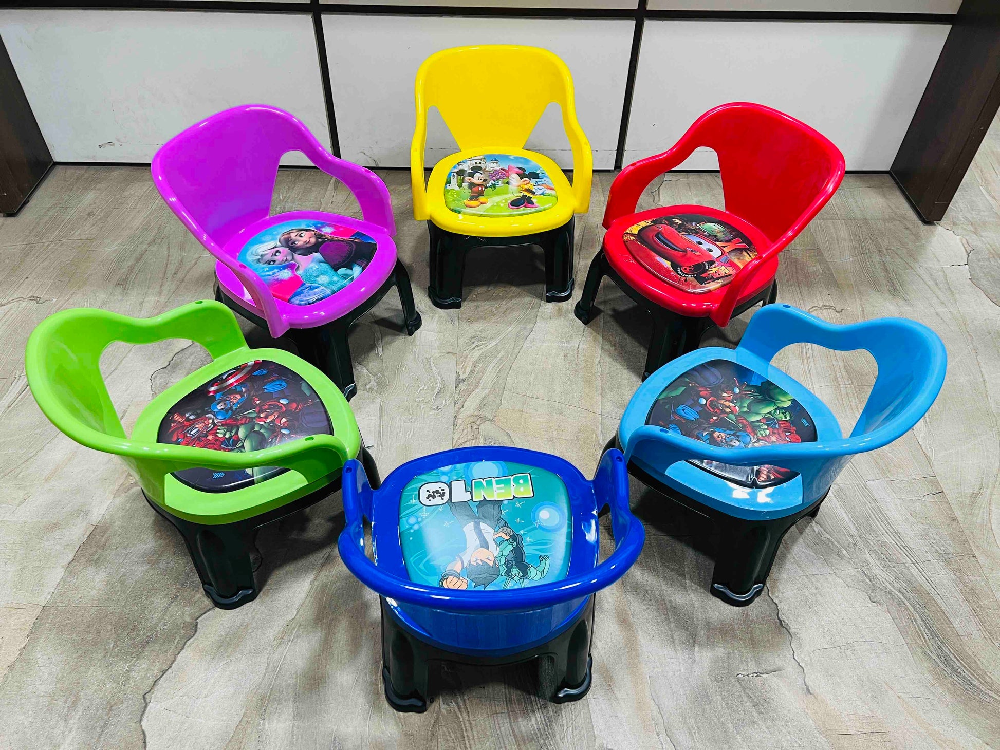 Baby Plastic Chair (1-3 Years), With Armrest - MRGTOYS