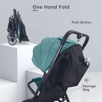 R For Rabbit Pocket Air Baby Stroller Is Built With High-quality Material And Comes With A 5-point Safety Harness For Your Baby’s Secure, Sturdy, And Safe Strolls