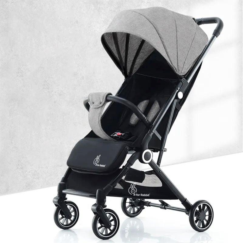 R For Rabbit Pocket Air Baby Stroller Is Built With High-quality Material And Comes With A 5-point Safety Harness For Your Baby’s Secure, Sturdy, And Safe Strolls