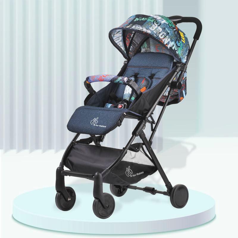 Pocket Stroller Lite - One Hand Fold, Multi Recline, Light Weight, Travel Friendly, Adjustable Canopy, Steel Frame, Link Brake, 0-3 Years
