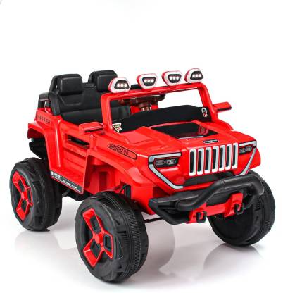 Jeep for kids Ride on electric toy with remote control [1 to 8 years ] Jeep Battery Operated Ride On  (Red) - MRGTOYS